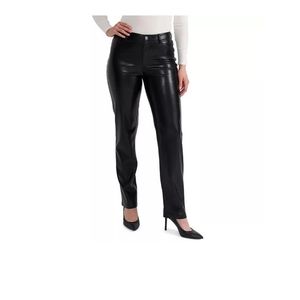 Joie Limited Edition Ladies Pant Faux Leather Black Size 10 NWT